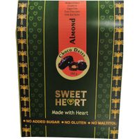 Sweet Heart Choco Dates filled with Almond Butter